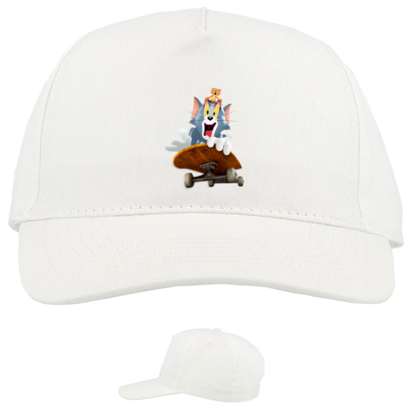 Baseball Caps - 5 panel - Tom and Jerry on a skateboard - Mfest