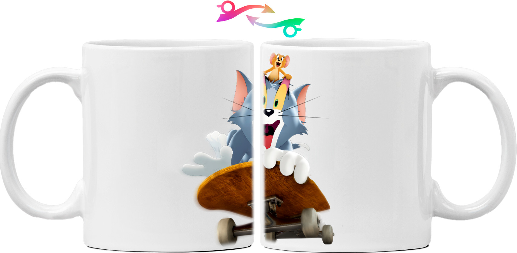 Mug - Tom and Jerry on a skateboard - Mfest