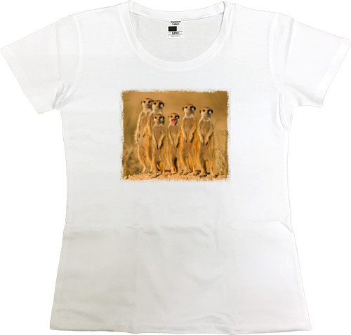 Women's Premium T-Shirt - Meerkati - Mfest