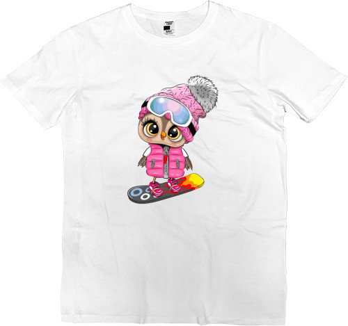 Kids' Premium T-Shirt - Owl on a skateboard - Mfest