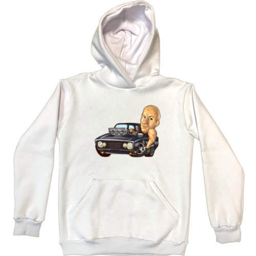 Unisex Hoodie - Vin Diesel by car - Mfest