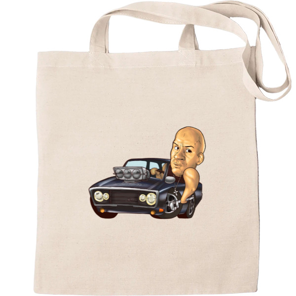 Vin Diesel by car