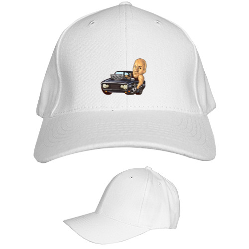 Kids' Baseball Cap 6-panel - Vin Diesel by car - Mfest