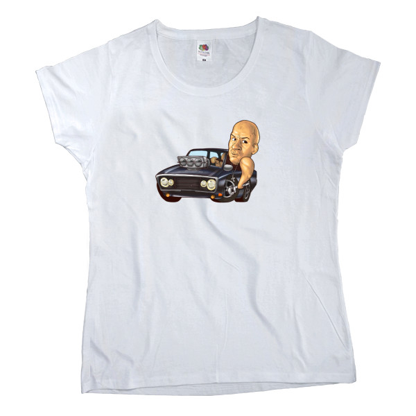 Vin Diesel by car