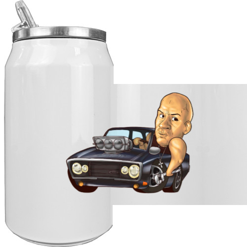 Vin Diesel by car