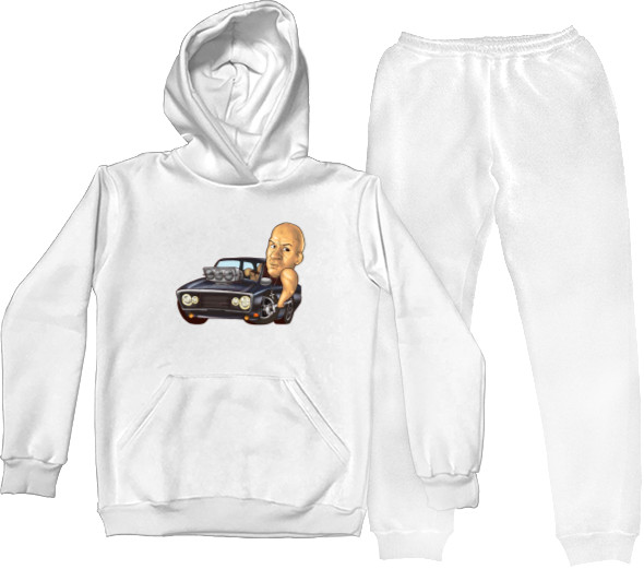 Sports suit for women - Vin Diesel by car - Mfest