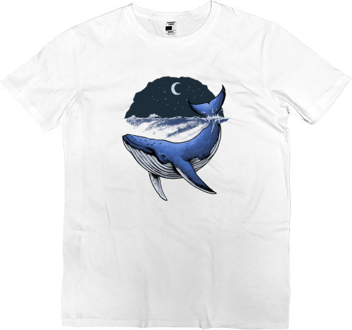 Kids' Premium T-Shirt - whale in the ocean - Mfest