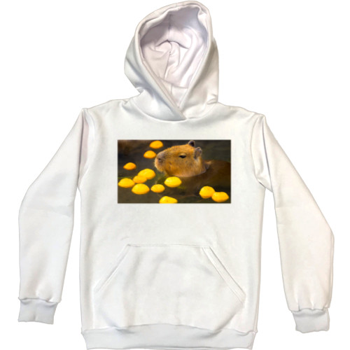 Unisex Hoodie - Capibara in tangerines - Mfest