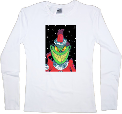 Women's Longsleeve Shirt - Evil Grinch - Mfest