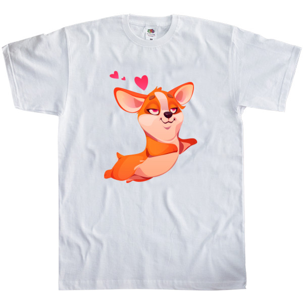 Kids' T-Shirt Fruit of the loom - rotting corgi - Mfest