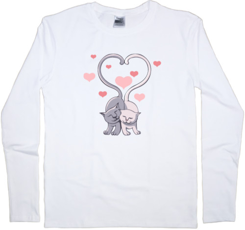 Kids' Longsleeve Shirt - Zakohani cats - Mfest