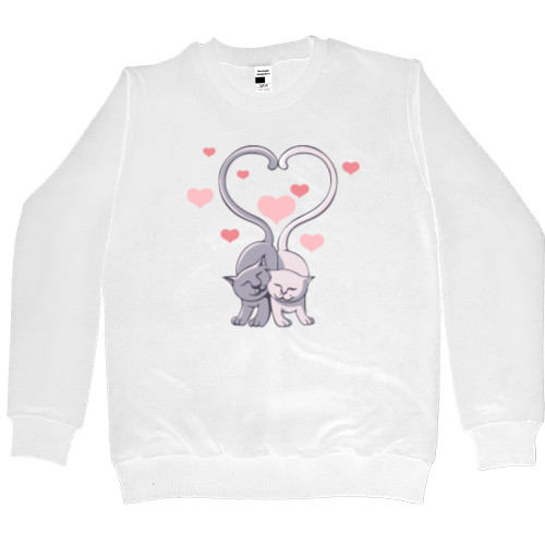 Men’s Premium Sweatshirt - Zakohani cats - Mfest