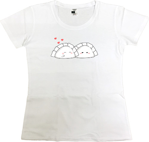 Women's Premium T-Shirt - Zakohani dumplings - Mfest