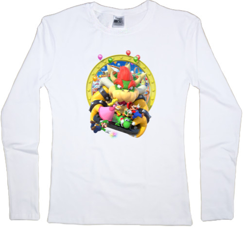 Women's Longsleeve Shirt - Gra Mario - Mfest