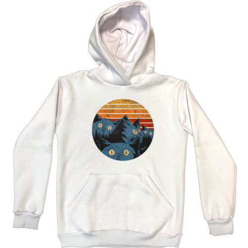 Unisex Hoodie - cats in the mountains - Mfest