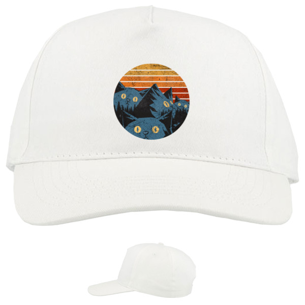 Baseball Caps - 5 panel - cats in the mountains - Mfest