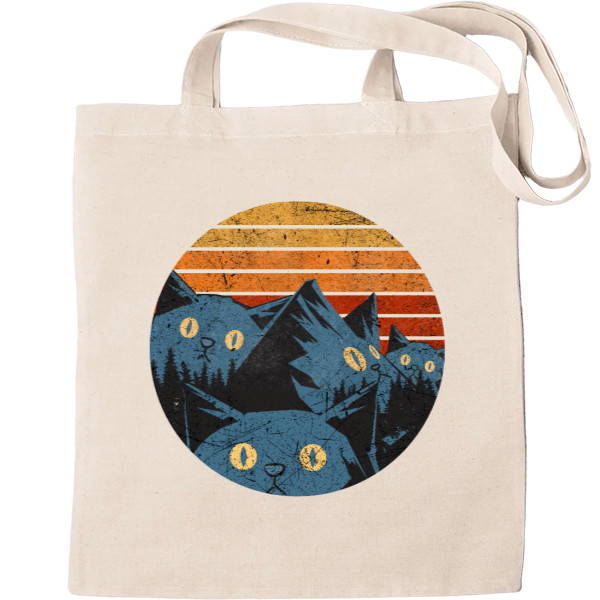 Tote Bag - cats in the mountains - Mfest