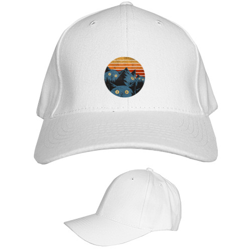 Kids' Baseball Cap 6-panel - cats in the mountains - Mfest