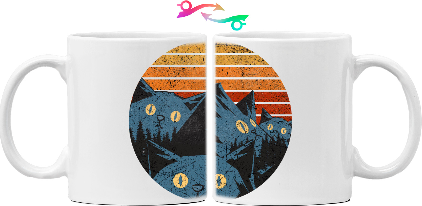 Mug - cats in the mountains - Mfest