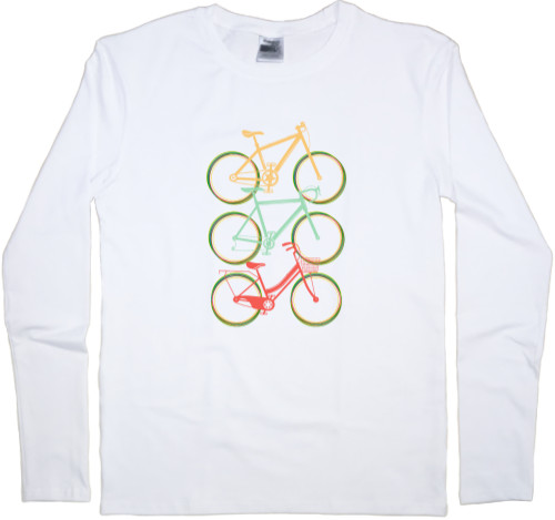 Men's Longsleeve Shirt - Bicycles - Mfest