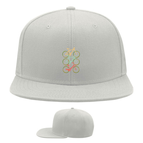 Snapback Baseball Cap - Bicycles - Mfest