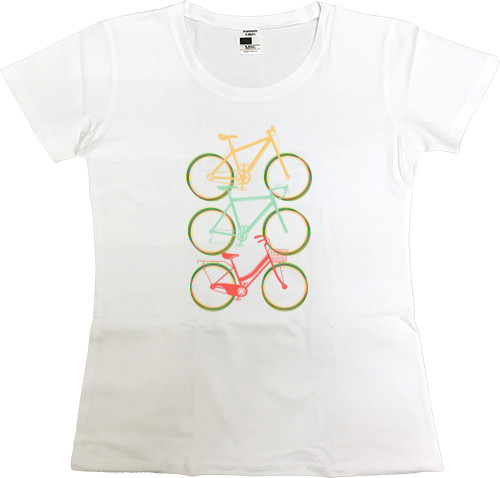 Women's Premium T-Shirt - Bicycles - Mfest