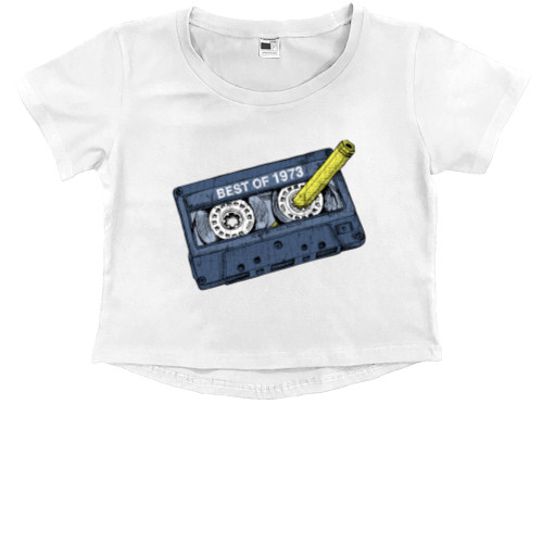 Kids' Premium Cropped T-Shirt - Best Of 1973 - Mfest