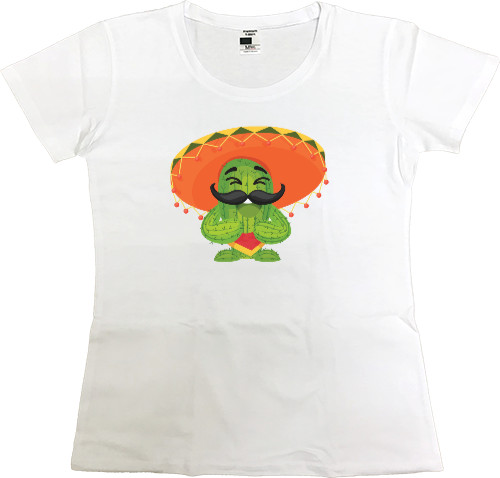 Women's Premium T-Shirt - Mexican Cactus - Mfest