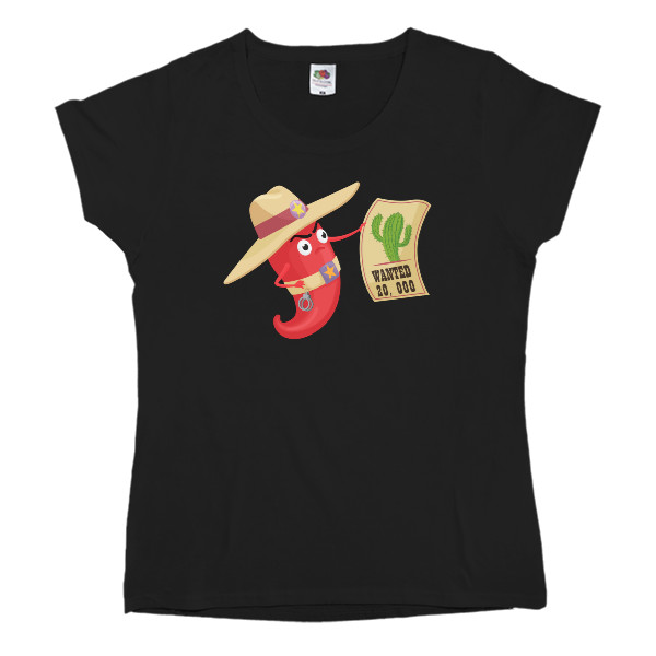 Women's T-shirt Fruit of the loom - Sherif Pepper - Mfest