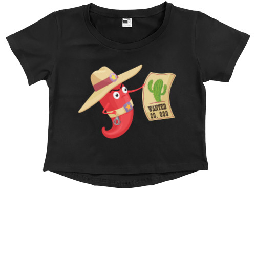 Kids' Premium Cropped T-Shirt - Sherif Pepper - Mfest