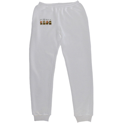 Women's Sweatpants - Rus Ні Peace Yes Ukrainian Patriotic Cats. Glory to ZSU - Mfest