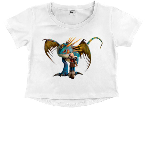 Kids' Premium Cropped T-Shirt - How to train your dragon 6 - Mfest