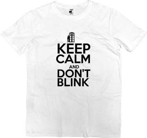 Футболка Преміум Дитяча - Keep calm and don't blink - Mfest