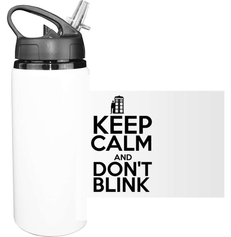 Бутылка для воды - Keep calm and don't blink - Mfest