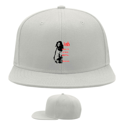 Snapback Baseball Cap - But someone with me to live - Mfest