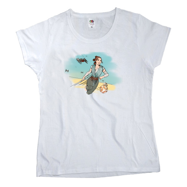 Women's T-shirt Fruit of the loom - Пробуждение Силы - Mfest