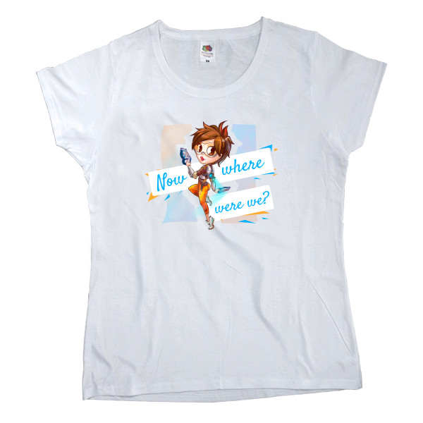 Women's T-shirt Fruit of the loom - На чем мы остановились - Mfest