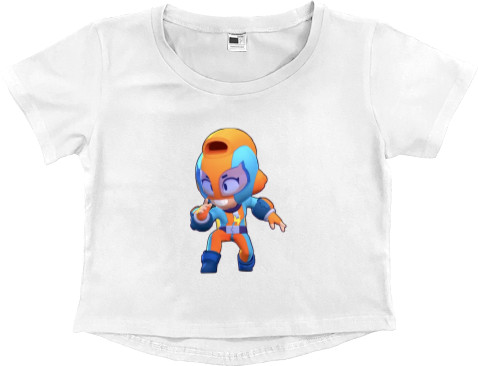 Women's Cropped Premium T-Shirt - Brawl Stars (Max) - Mfest