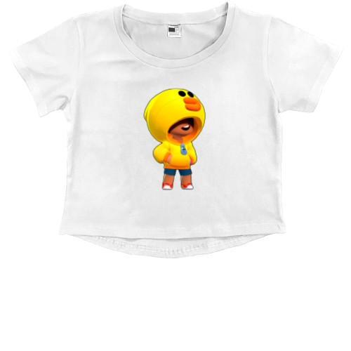 Kids' Premium Cropped T-Shirt - Brawl Stars (Leon Sally) - Mfest