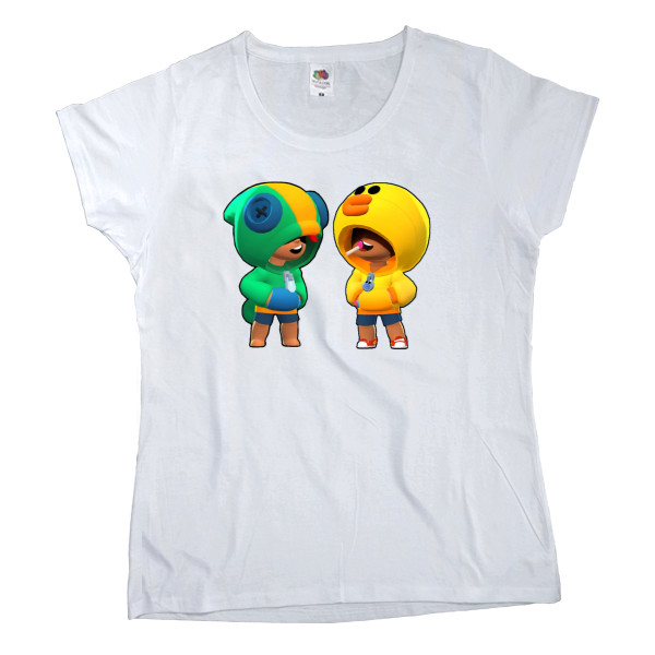 Women's T-shirt Fruit of the loom - Brawl Stars (Two Leons) - Mfest