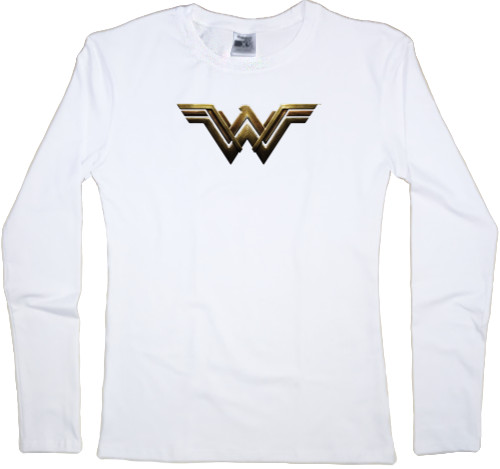 Women's Longsleeve Shirt - wonder woman - Mfest