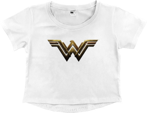 Women's Cropped Premium T-Shirt - wonder woman - Mfest