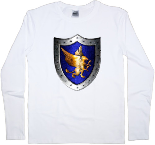 Kids' Longsleeve Shirt - Heroes of Might & Magic III Shield - Mfest