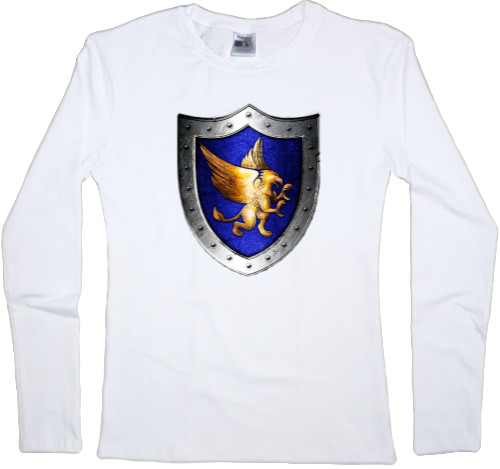 Women's Longsleeve Shirt - Heroes of Might & Magic III Shield - Mfest