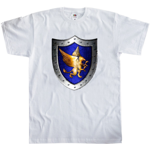 Kids' T-Shirt Fruit of the loom - Heroes of Might & Magic III Shield - Mfest