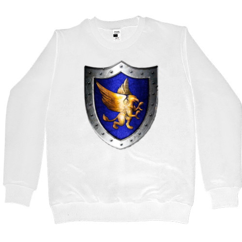 Men’s Premium Sweatshirt - Heroes of Might & Magic III Shield - Mfest