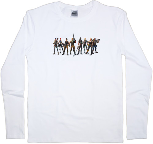 Men's Longsleeve Shirt - Fortnite Characters - Mfest