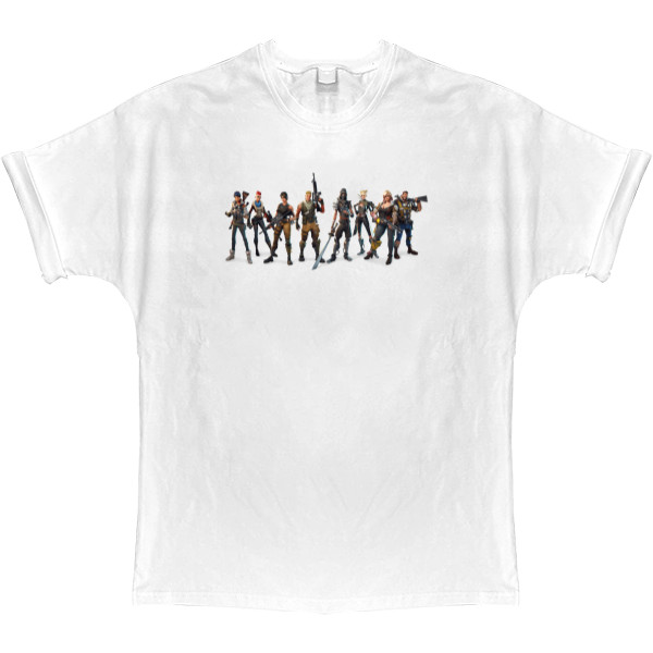 T-shirt Oversize - Fortnite Characters - Mfest