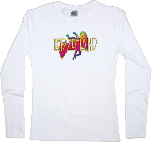 Women's Longsleeve Shirt - Led Zeppelin принт 5 - Mfest