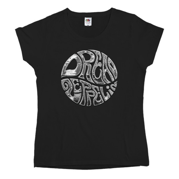 Women's T-shirt Fruit of the loom - Led Zeppelin принт 3 - Mfest